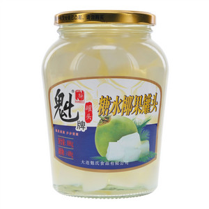 魁牌糖水椰果罐头