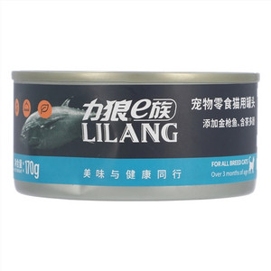 力狼e族宠物零食猫用罐头