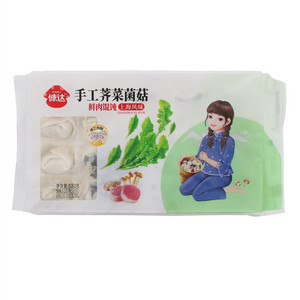 慷达上海风味手工荠菜菌菇鲜肉馄饨