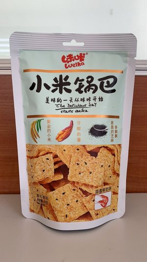 味咔蒜香鲜虾味小米锅巴