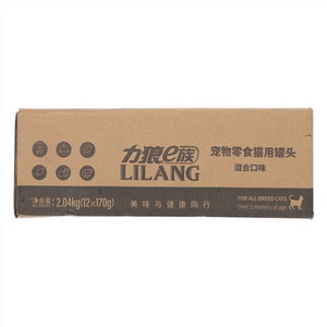 力狼e族混合口味宠物零食猫用罐头