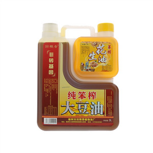 回粮香纯笨榨大豆油+ 花生油