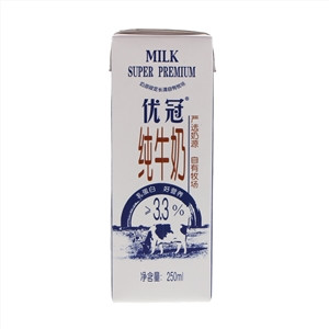 优冠纯牛奶