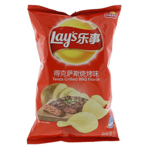 乐事得克萨斯烧烤味40克*10包*5袋