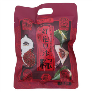 西安饭庄红袍豆沙粽