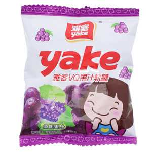 雅客葡萄味VQ果汁软糖