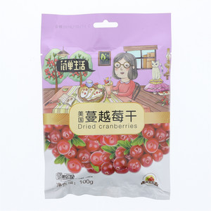悦记飘香蔓越莓干100克
