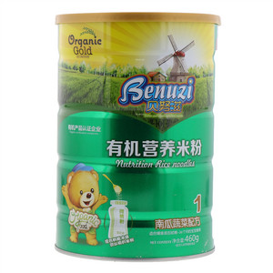 贝努滋南瓜蔬菜配方有机营养米粉