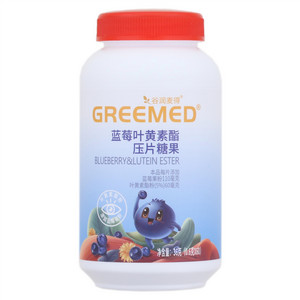谷润麦得蓝莓叶黄素酯压片糖果