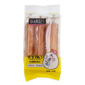 乐锦记奶香原味撕棒面包