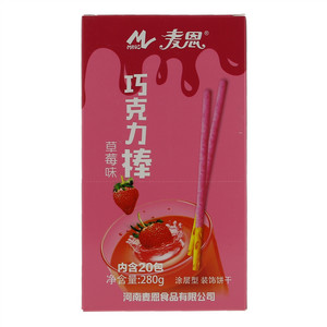 麦恩草莓味巧克力棒