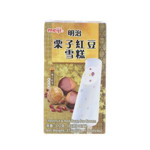 明治栗子红豆雪糕