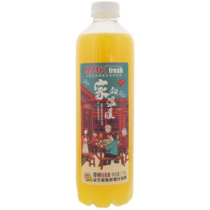 MOK冷榨百香果益生菌发酵果汁饮料