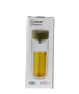 威美 350ML耐高温双层杯 YD420
