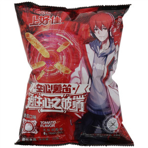 上好佳空心薯笛 - 番茄口味