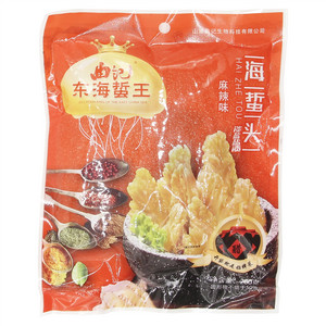 曲记东海蜇王麻辣味海蜇头(淡盐盐渍)