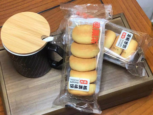 蛋皮板栗味饼