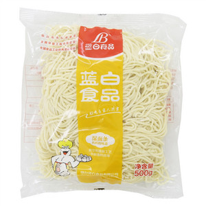 蓝白湿面条