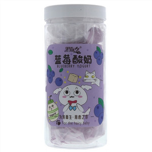 黑角力蓝莓冻干酸奶块