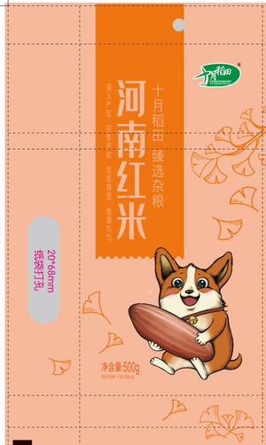 十月稻田 河南红米500g