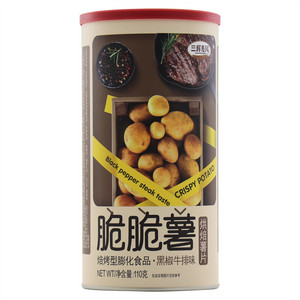三辉麦风黑椒牛排味脆脆薯烘焙薯片