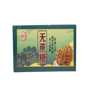 锦香月无蔗糖铁棍山药黑芝麻核桃夹心桃酥