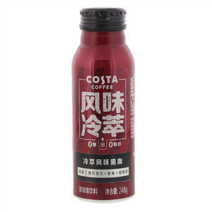 COSTA冷萃风味黑咖黑巧克力·坚果·焙烤香浓咖啡饮料