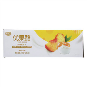 君乐宝优果酪黄桃配沙棘风味发酵乳