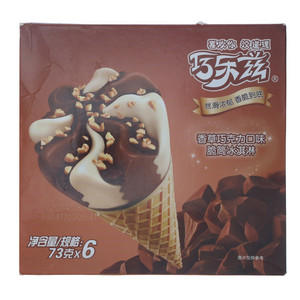 伊利巧乐兹香草巧克力口味脆筒冰淇淋