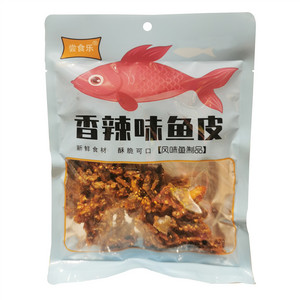 尝食乐香辣味鱼皮