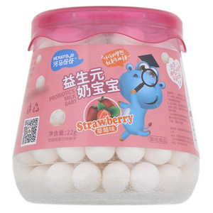 河马伢伢益生元奶宝宝（草莓味）