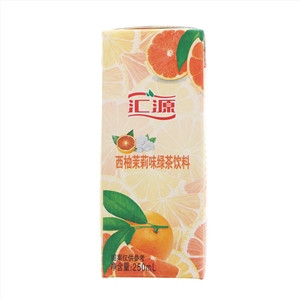 汇源西柚茉莉味绿茶饮料
