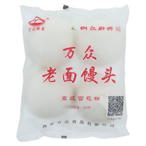 万品鲜麦老面馒头