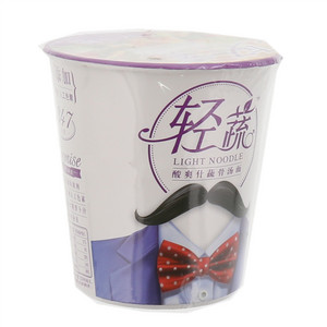统一轻蔬酸爽什蔬骨汤面方便面