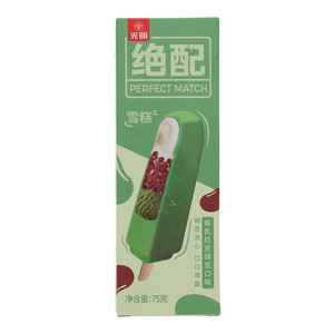 光明炼乳红豆绿豆口味雪糕