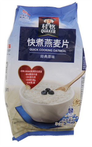 桂格快煮燕麦片经典原味400克
