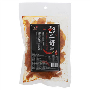 爆炸头彭二哥豆皮（香辣味）