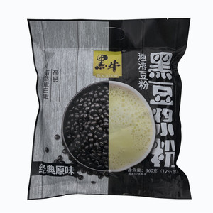 黑牛经典原味黑豆浆粉（速溶豆粉）360g