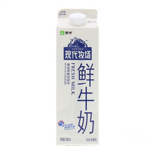 蒙牛现代牧场鲜牛奶