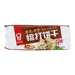 嘉顿麦胚梳打饼干（含钙）发酵饼干