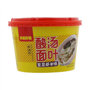 共城胖姐紫菜虾米味酸汤面叶