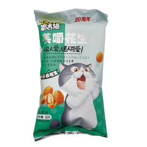 百吉猫美嚼五香味花生 