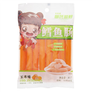 利高通哪吒追鲜玉米味鳕鱼肠