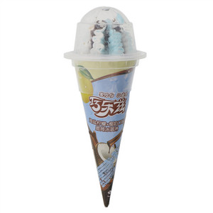 巧乐兹海盐柠檬+椰奶口味脆筒冰淇淋