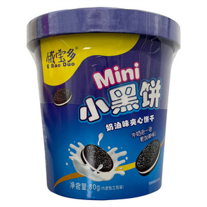 俄宝多奶油味小黑饼（夹心饼干）