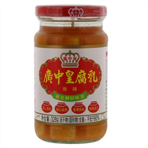 广中皇老牌腐乳皇辣腐乳328g