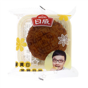 日威蛋黄白莲蓉月饼80克