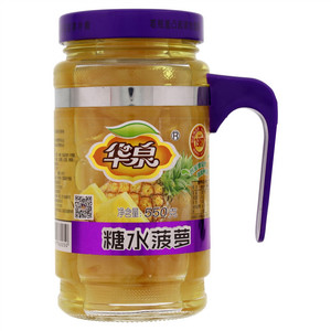 华泉糖水菠萝罐头