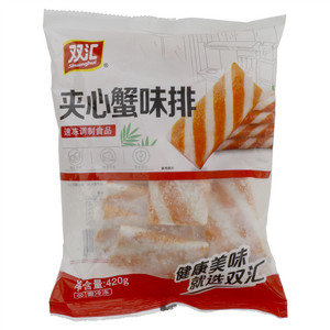 双汇夹心蟹味排