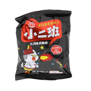 华夏百分小二班火鸡味香脆面